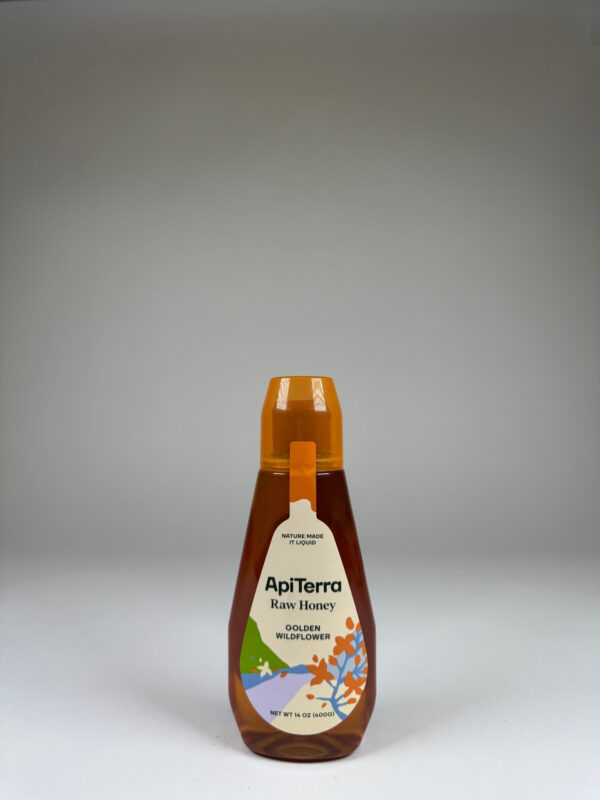 APITERRA.HONEY ‘’GOLDEN’’ WILDFLOWER, 14 OZ