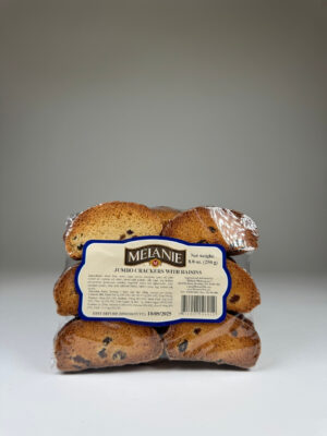 MELANIE.CRACKER JUMBO W/RAISINS 250G