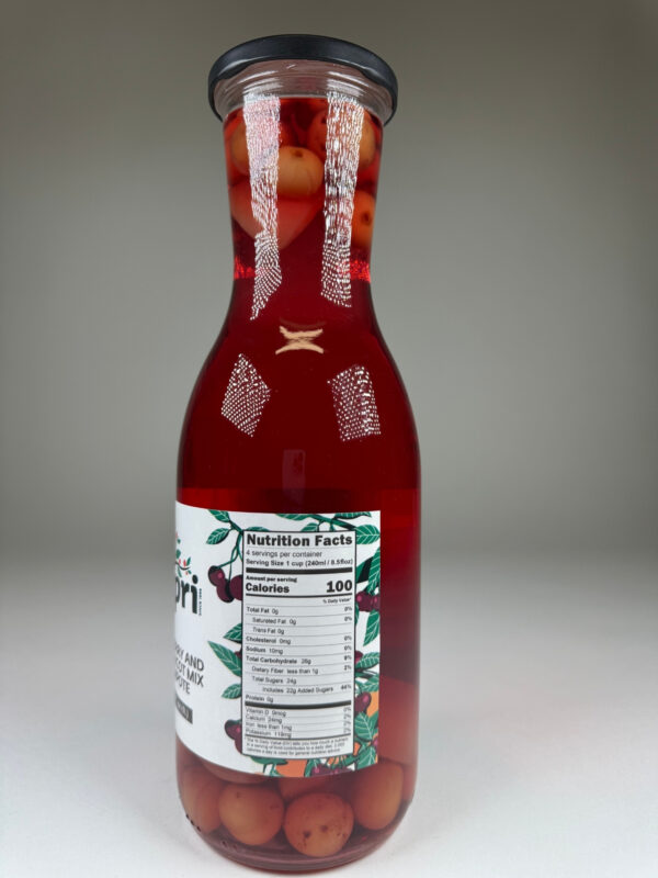 APRI.COMPOTE ‘’CHERRY AND APRICOT’’ MIX 1000ML - Image 3