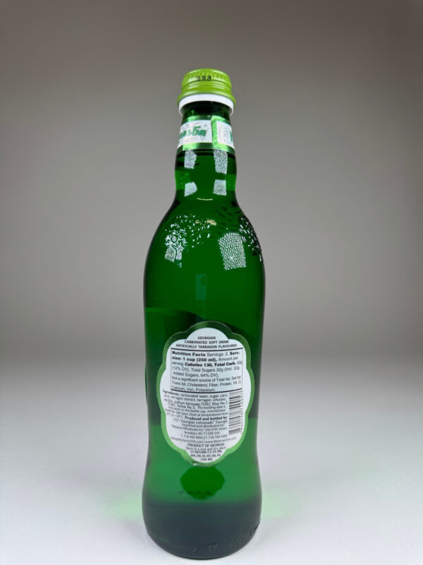 KHILIANI. CARBONATED DRINK ‘’TARRAGON’’ 0.5L (GLASS) - Image 3