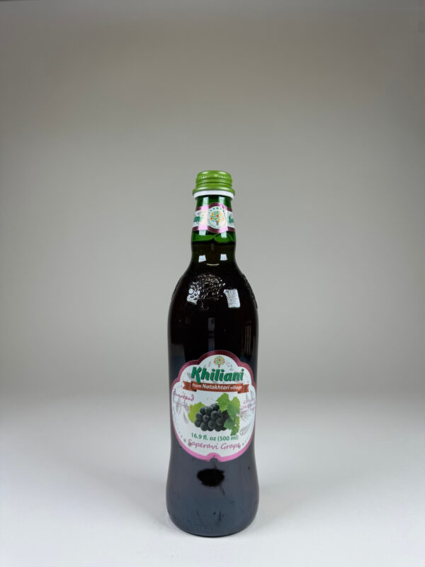 KHILIANI CARBONATED DRINK ‘’GRAPE’’ 0.5L (GLASS)