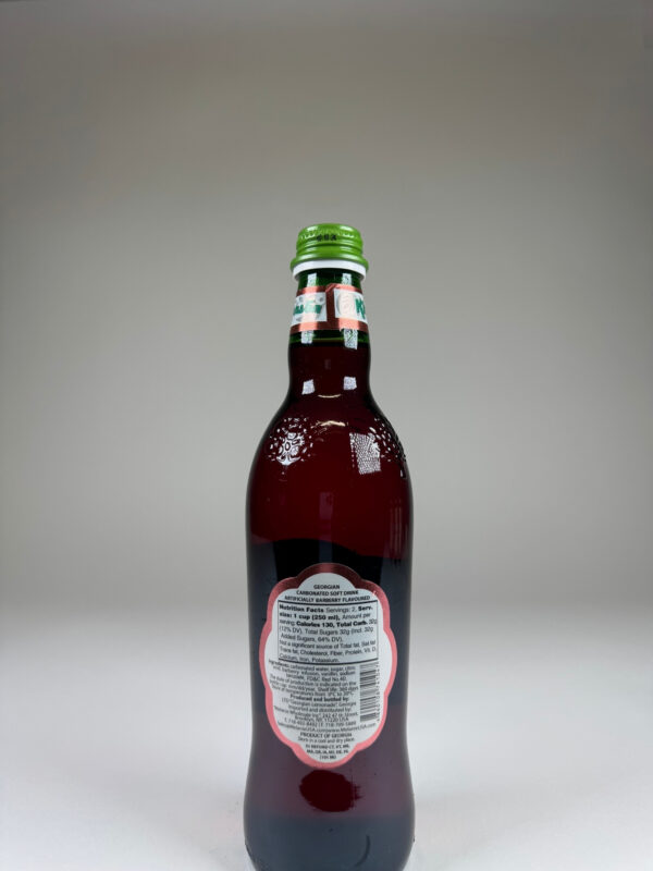 KHILIANI. CARBONATED DRINK ‘’BARBERRY’’ 0.5L (GLASS) - Image 3