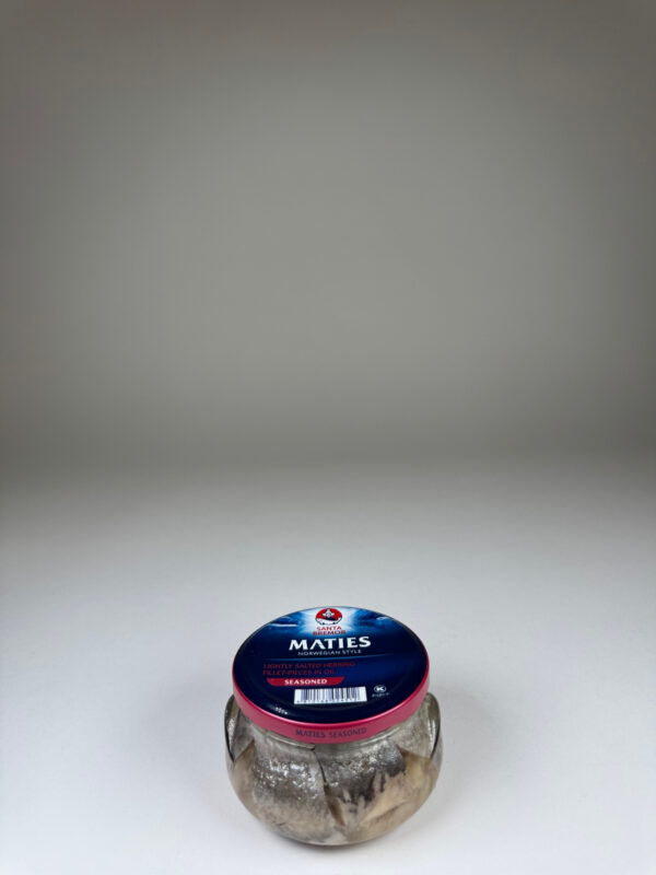 MATIAS.HERRING FILLET W SPICES 260G (GLASS)